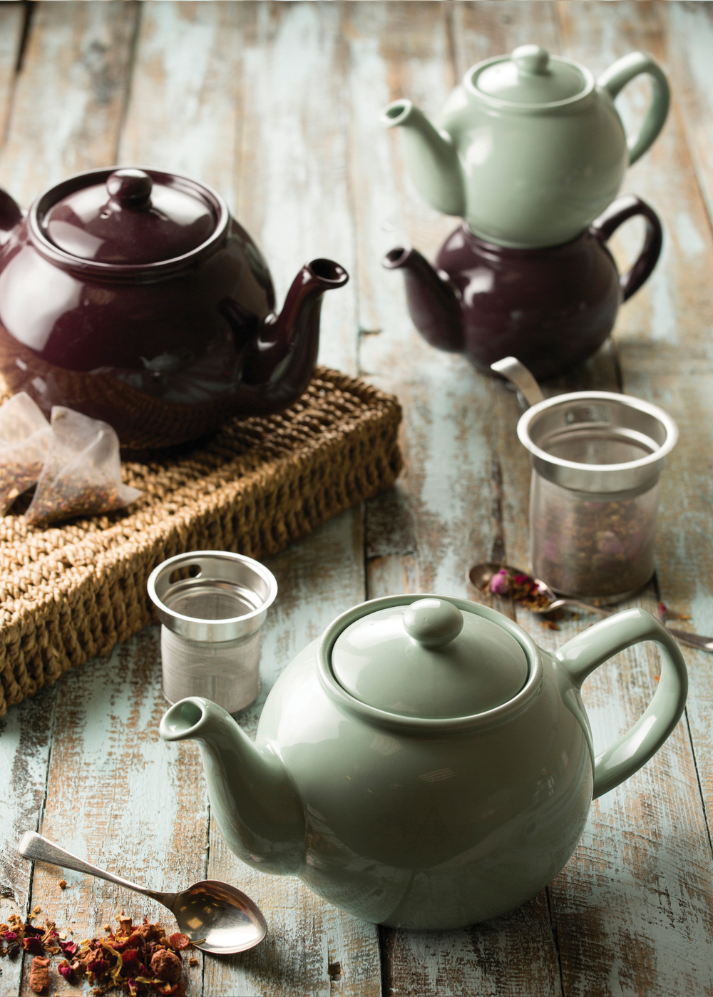 Чайник заварочный pastel shades 1,1 л мятный