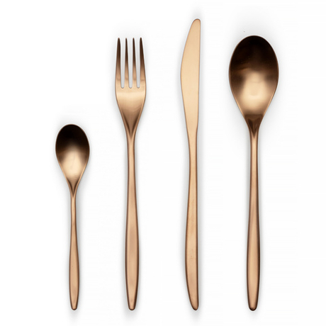 Набор столовых приборов VINCI MAT COPPER 131Набор столовых Herdmar One Size Медный