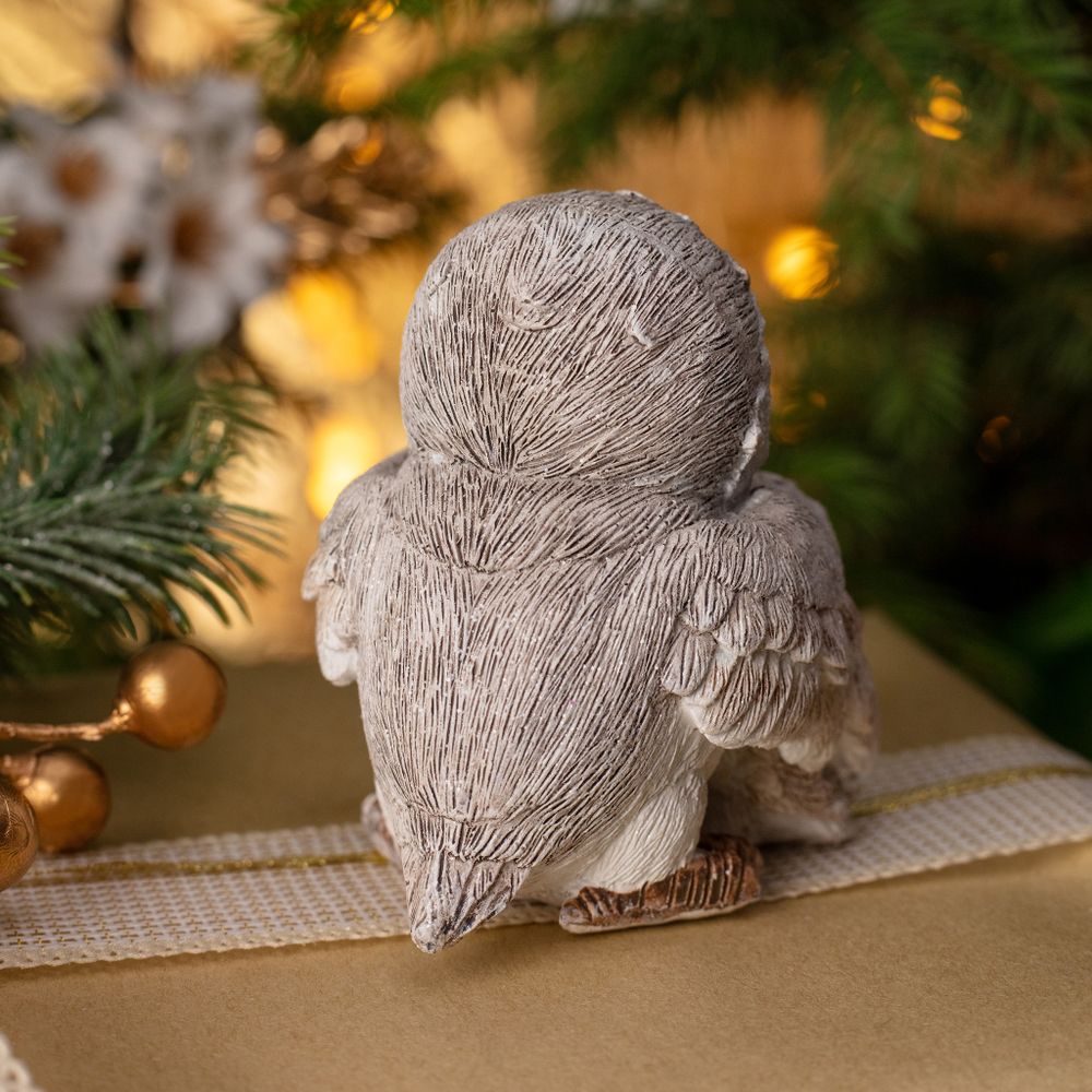 СТАТУЭТКА "СОВА С СОВЯТАМИ" 8Х7Х8,5 СМ