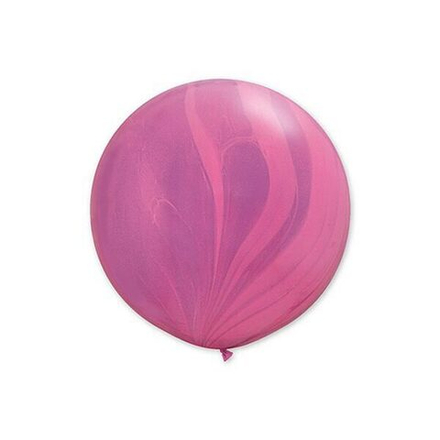 Воздушный шар Супер Агат Pink Violet, 60 см