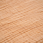 Покрывало двухстороннее из многослойного муслина цвета охры из коллекции essential, 230x250 см