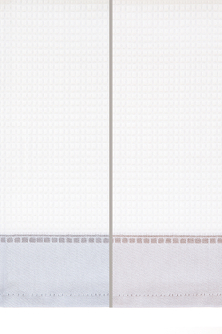 Набор полотенец 2 шт Luxberry Lunch белый/мокко/серый Португалия