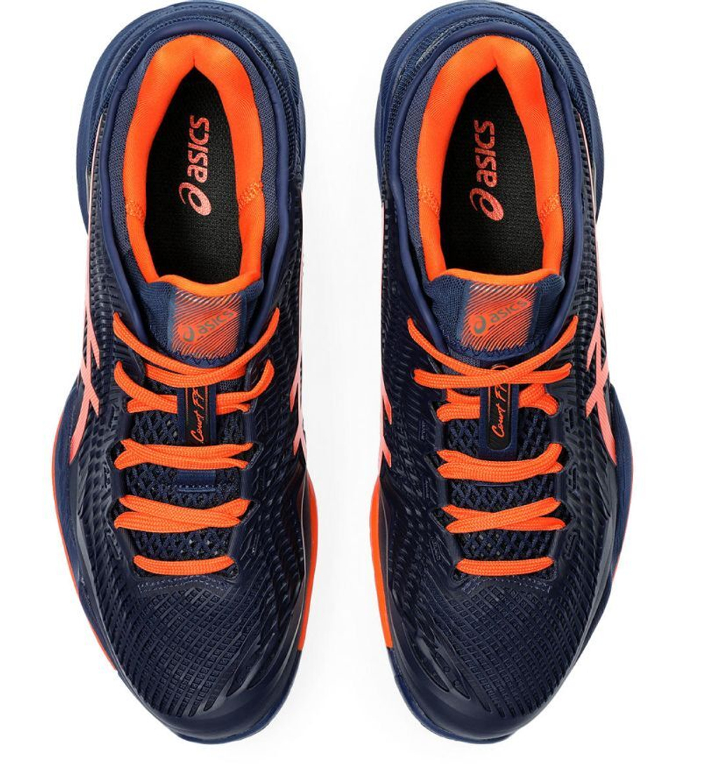 Мужские кроссовки теннисные Asics Court FF 3 - blue expanse/koi