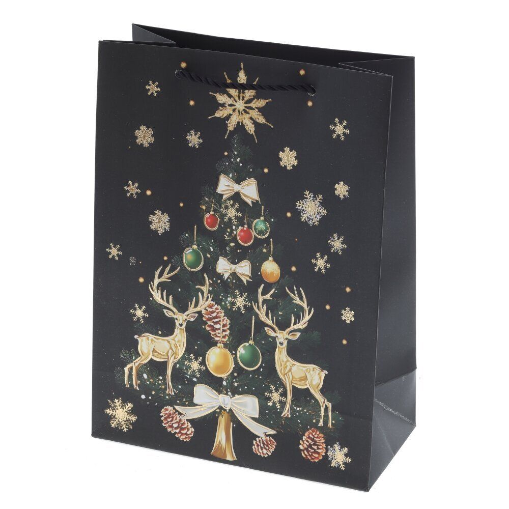 GAEM Пакет подарочный (бумага 210г/м2, блок 12шт), L18 W8,5 H24 см, 4в.