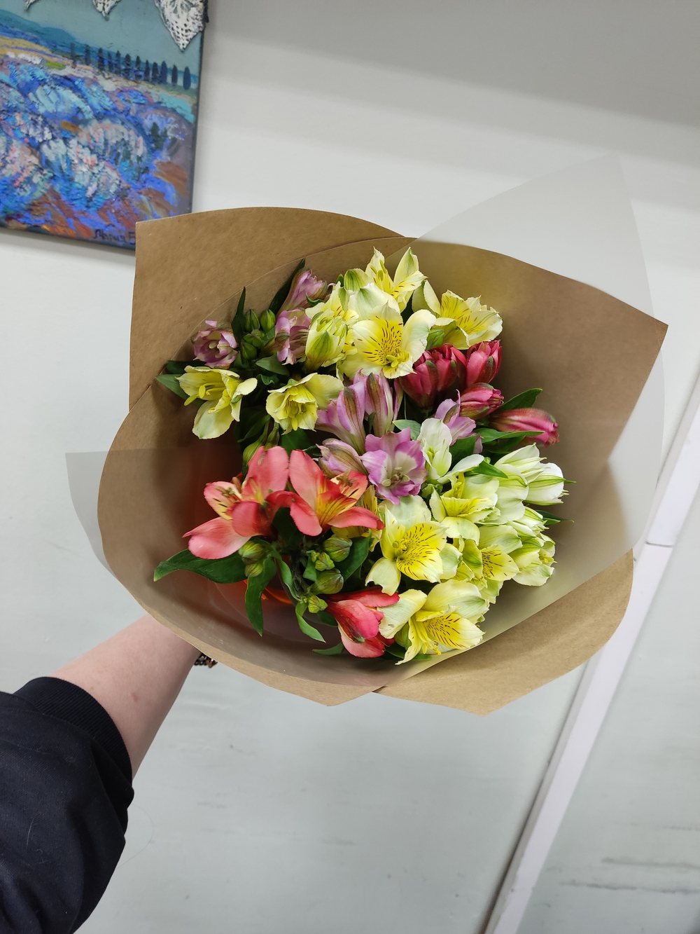 Альстромерия микс 9 штук