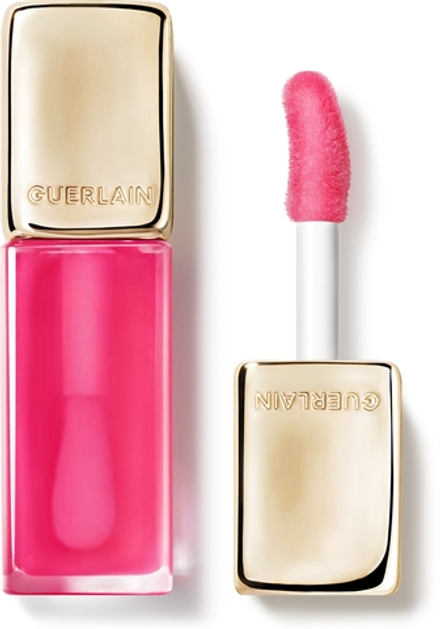 GUERLAIN KissKiss Bee Glow Oil - Блеск для губ с медом оттенок 458 Pop Rose Glow, 9 ml