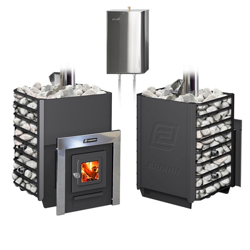 Дровяная печь для бани ЕРМАК 16 Сетка Классика