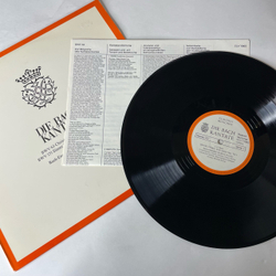 Винтажная виниловая пластинка LP Bach, Bach Ensemble Helmuth Rilling, И. С. Бах, BWV 63 Christen, Atzet Diesen Tag, BWV 151 S sser Trost, Mein Jesus Kommt (Германия 1973)