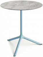 Стол ламинированный обеденный Scab Design Tripe Maxi, голубой, каменный