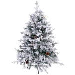 Елка «Заснеженная принцесса» 120 см, ПВХ, леска, резина с белым напылением (355 веток)