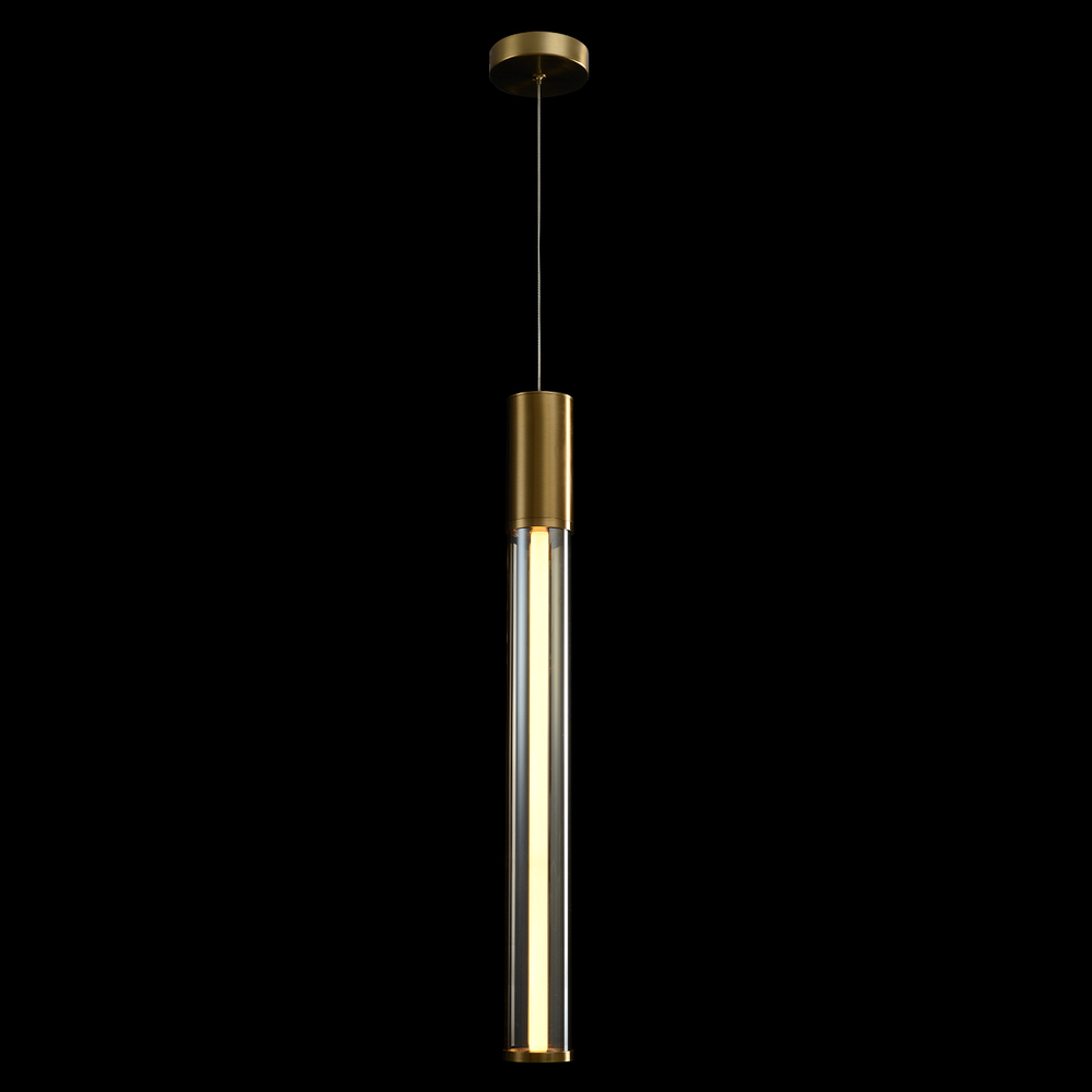 Светильник подвесной Crystal Lux LINEUP SP11W LED BRASS