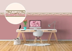 Бордюр для обоев (бордюр бумажный комплект) "Симфония" ширина 4 см., длина 14 м.