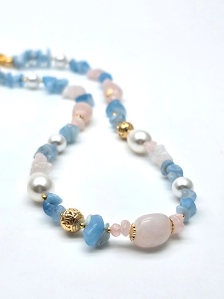 91002850 Колье Роман с камнем