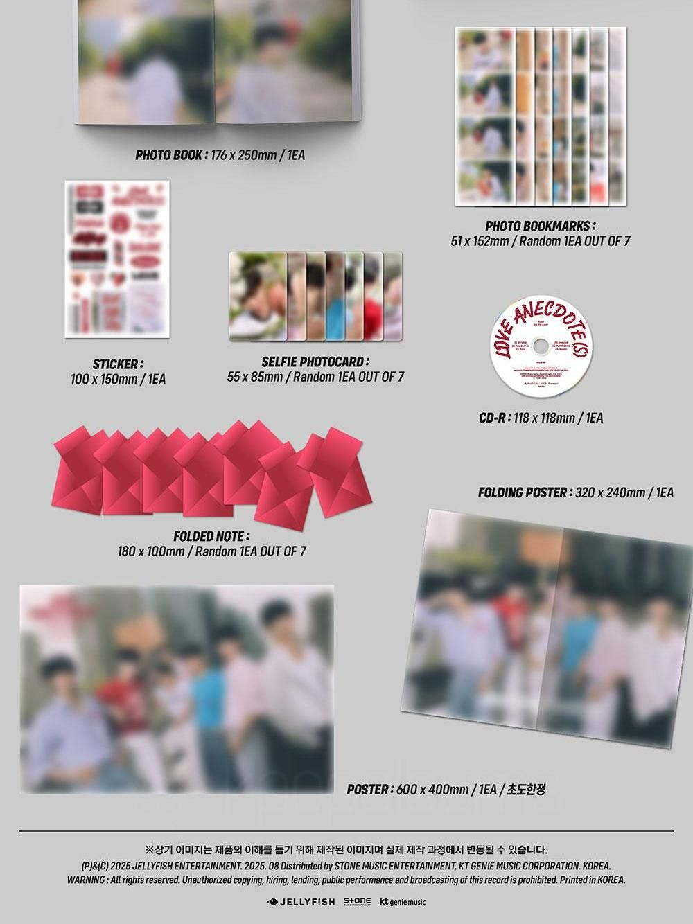 Альбом EVNNE - LOVE ANECDOTE(S) 5th Mini Album 2 Version SET