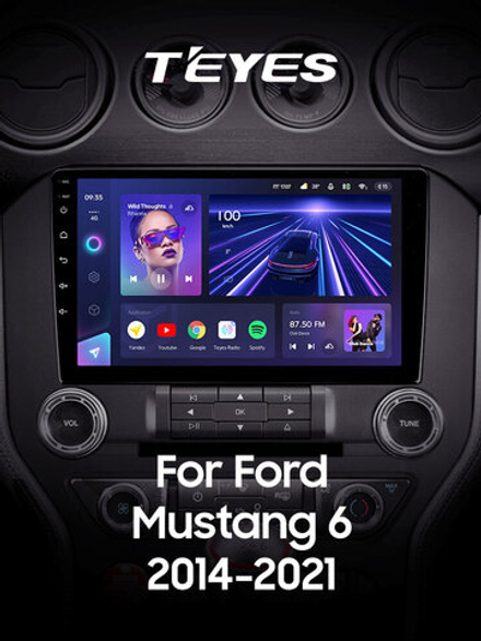 Teyes CC3 9"для Ford Mustang 6 S550 2014-2021