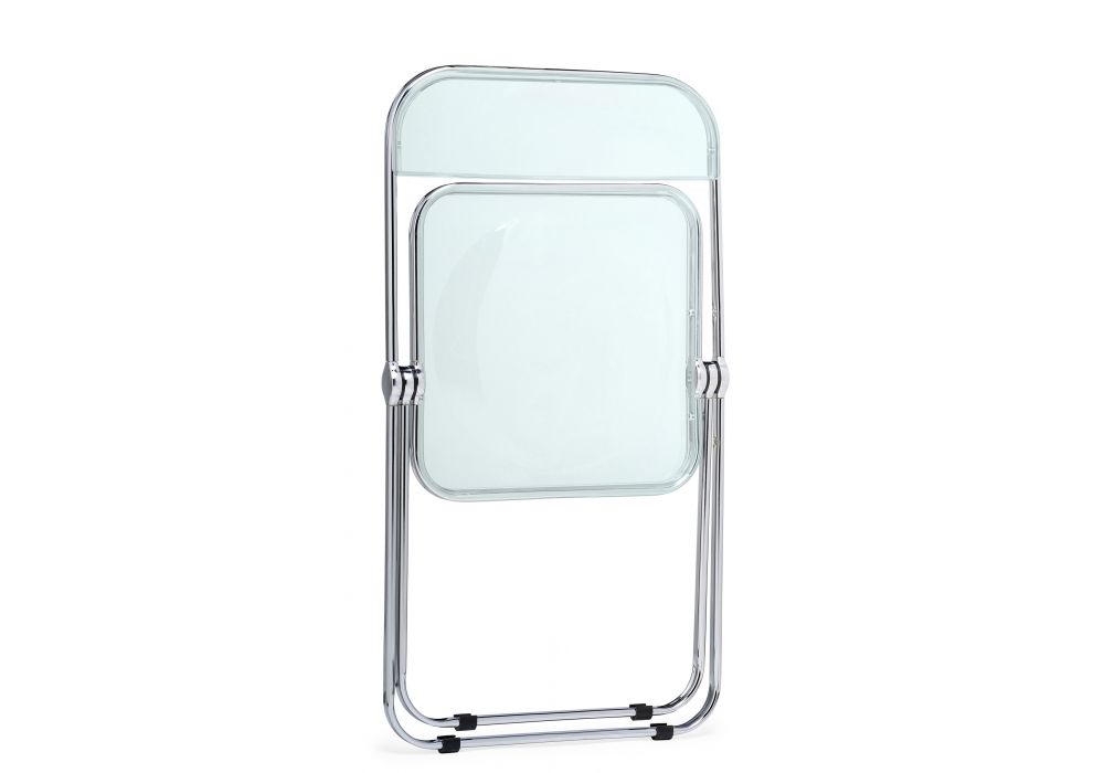 Пластиковый стул Fold складной clear gray-blue