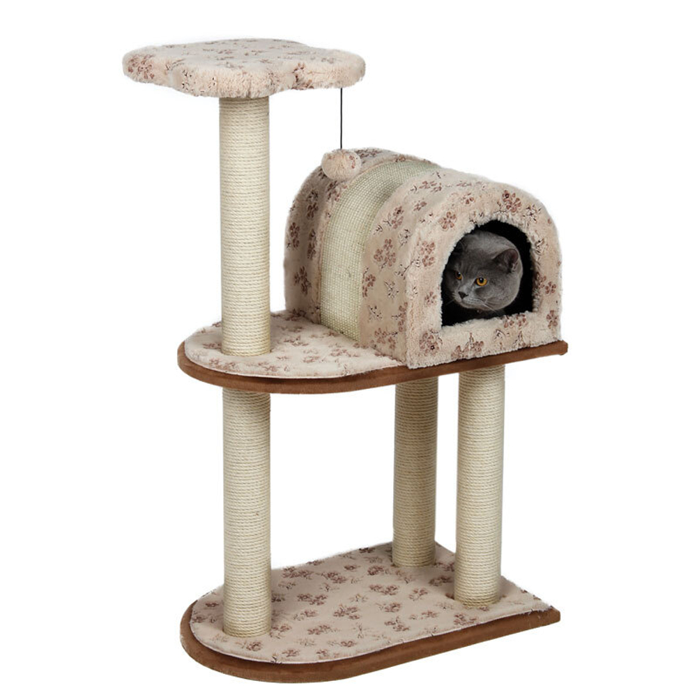 Игровой комплекс для кошек "Сакура" M, 600*400*960мм, Triol