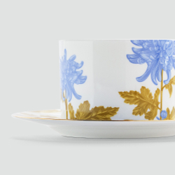 Чайная пара Farforite Yin Flower 250 мл в подарочной коробке