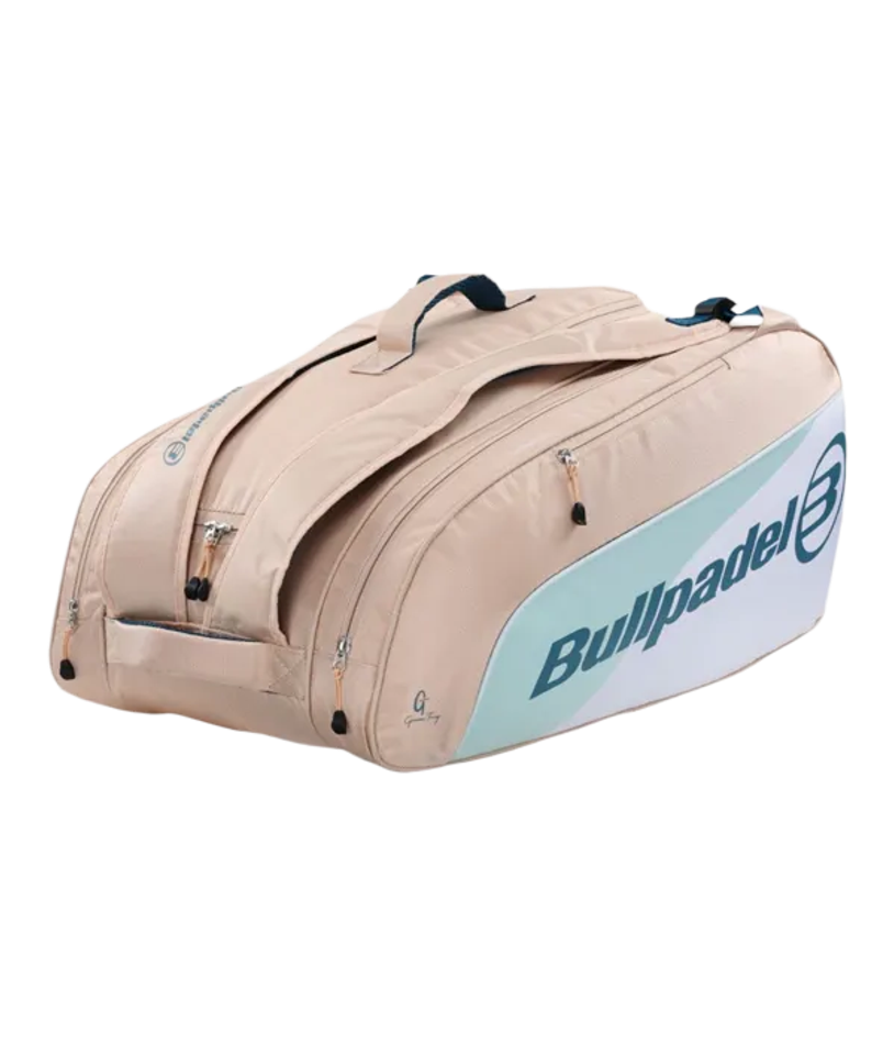 Сумка для падел Bullpadel Elite Pastel Pink 2025 Gemma Triay, термокарманы и вентиляция