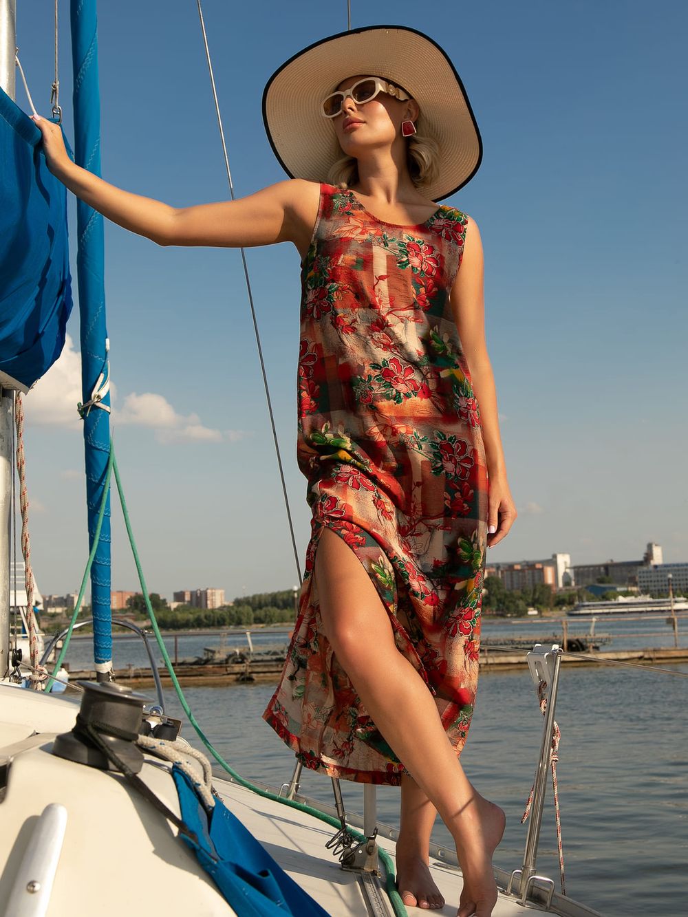 Сарафан Весенний шарм (красный) П15989-10М LT Collection