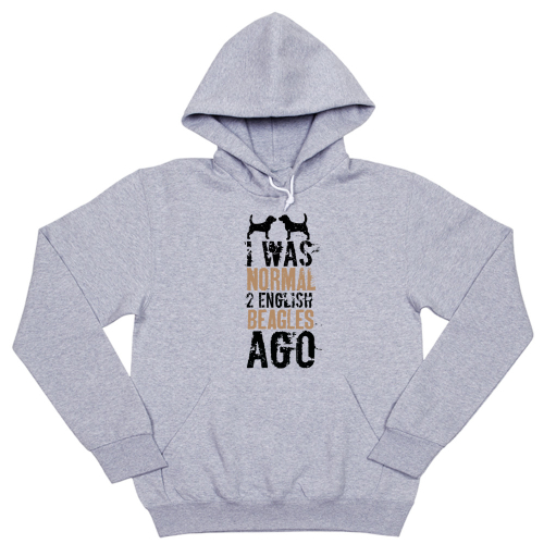 Толстовка "2 Бигля назад"