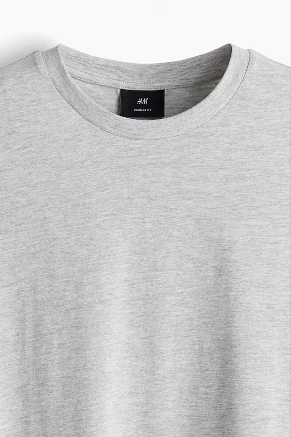 H&M Футболка комплект 5 шт, серый меланж