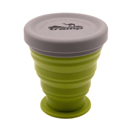 Tramp Стакан силиконовый 200 мл, TRC-126, оливковый
