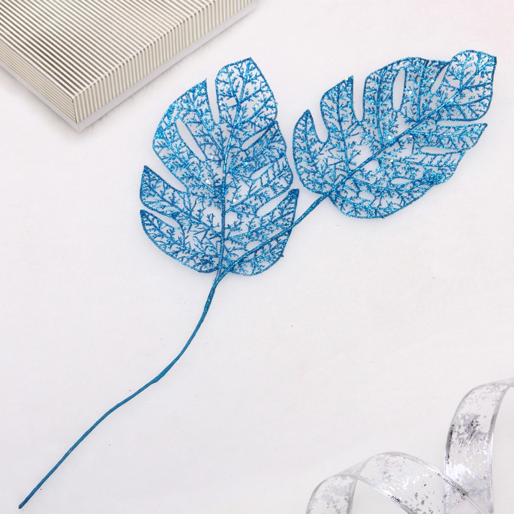 Ветка декоративная «Южная зима» 62 см, Голубой