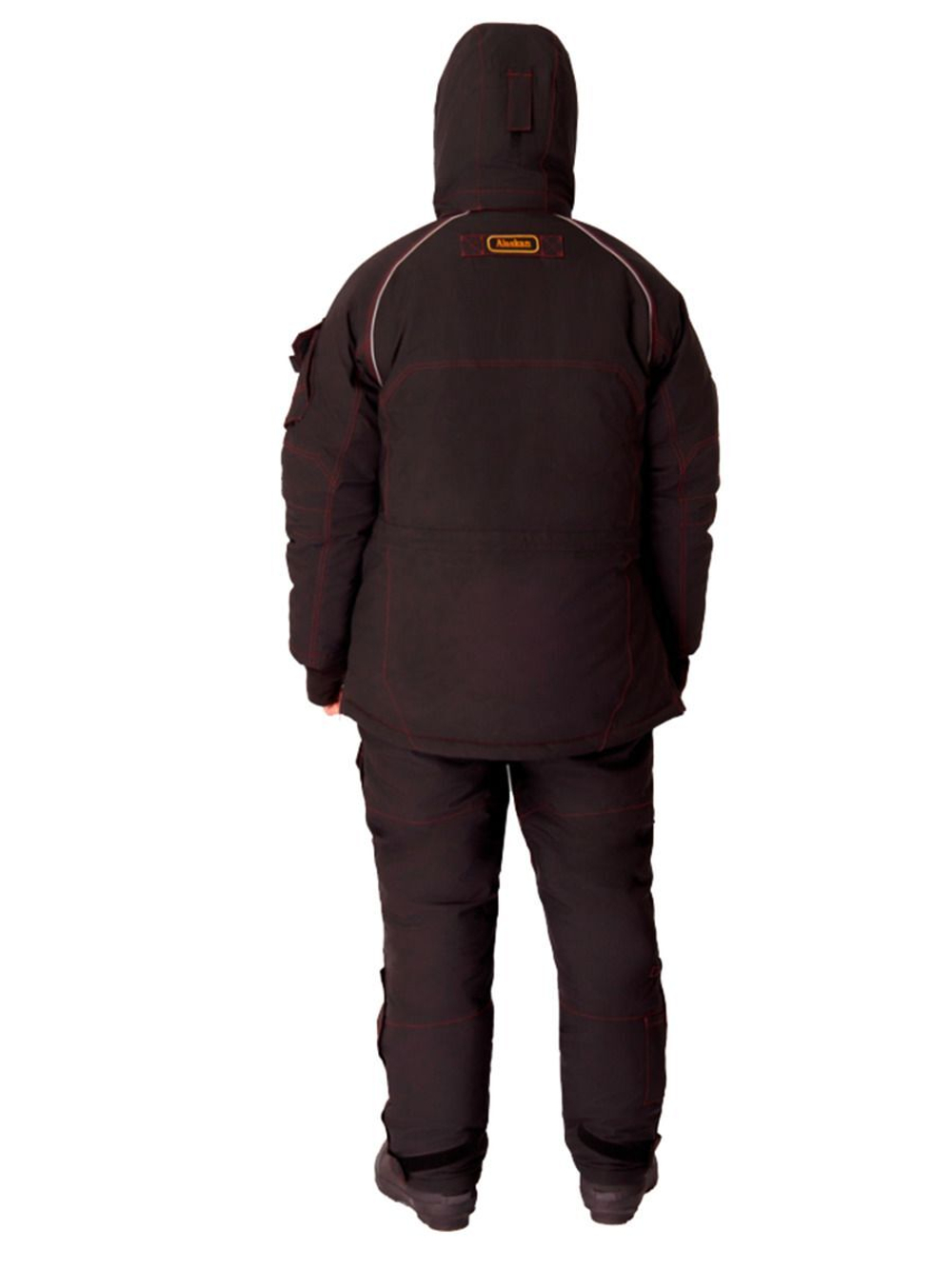 Костюм зимний Alaskan Russian Mission Old School шоколадный/ бордовый L