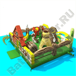 Коммерческий надувной батут "Маленькая ферма"
