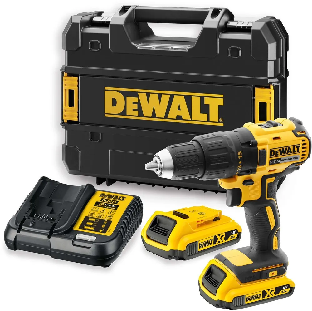 Дрель-шуруповерт DeWalt DCD777D2T-QW аккум. патрон:быстрозажимной (кейс в комплекте)