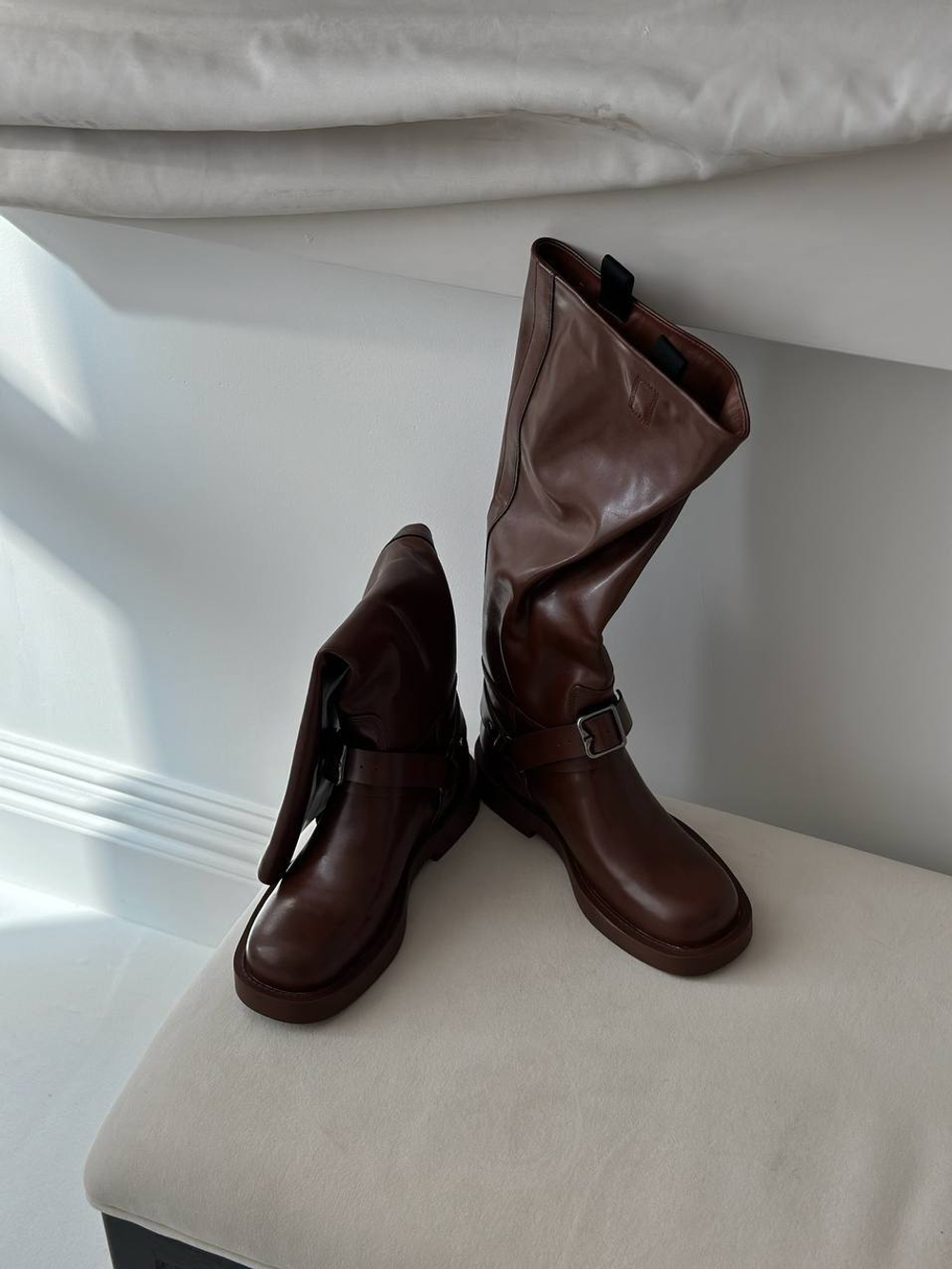 Сапоги из натуральной кожи