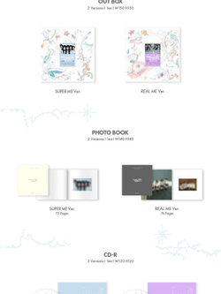 Альбом ILLIT - SUPER REAL ME 1st Mini Album 2 Version SET