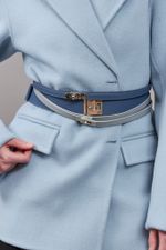 ТОНКИЙ РЕМЕНЬ В ДВА ОБОРОТА SILVER GREY