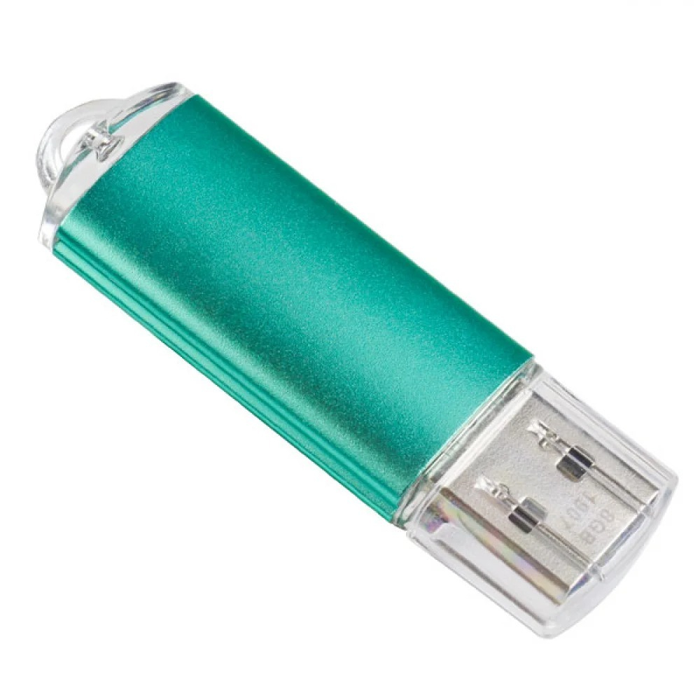 Память Perfeo "Green" 16GB, USB 2.0 economy series, зеленая