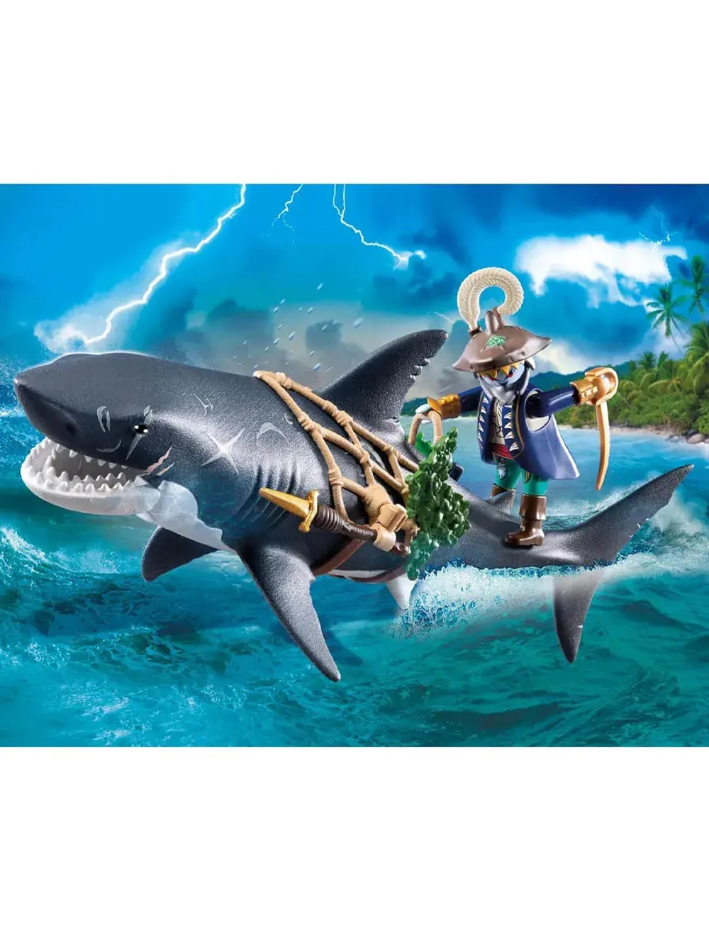 Набор Гигантская акула с пиратом Playmobil 71793