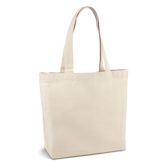 BETO. Сумка из 100% хлопка канва, Натуральный светлый