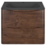 Тумба под раковину Vincea Paola 600 подвесная, 2 выкатных ящика soft close, R.Wood