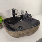 Раковина из речного камня RS-64906 51*45*15 0857