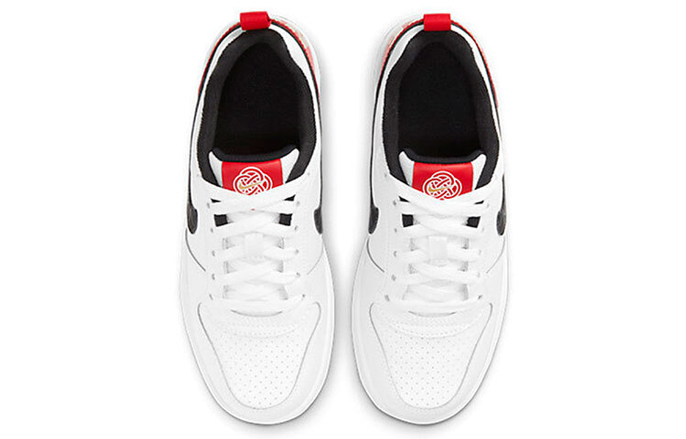 Женские кроссовки Nike Court Borough Low 'Black White Red' DD8495-106