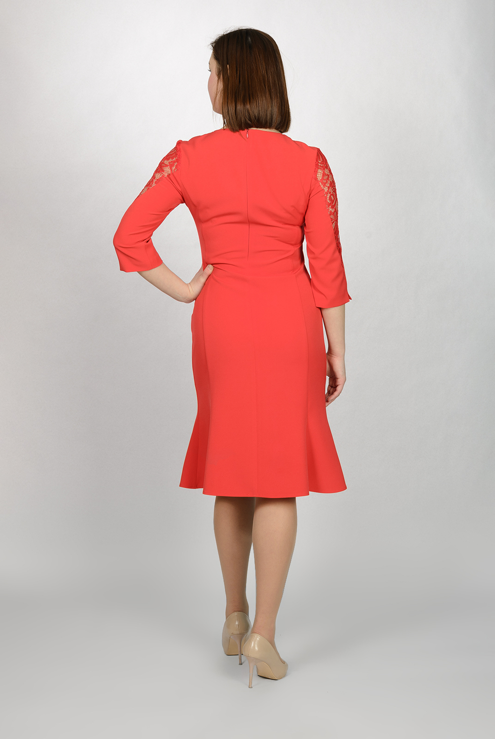 Нарядное платье 2722АПА, красный #114Кр052722АПА