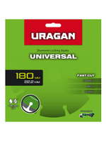 URAGAN UNIVERSAL 180 мм, диск алмазный отрезной сегментный (36705-180)