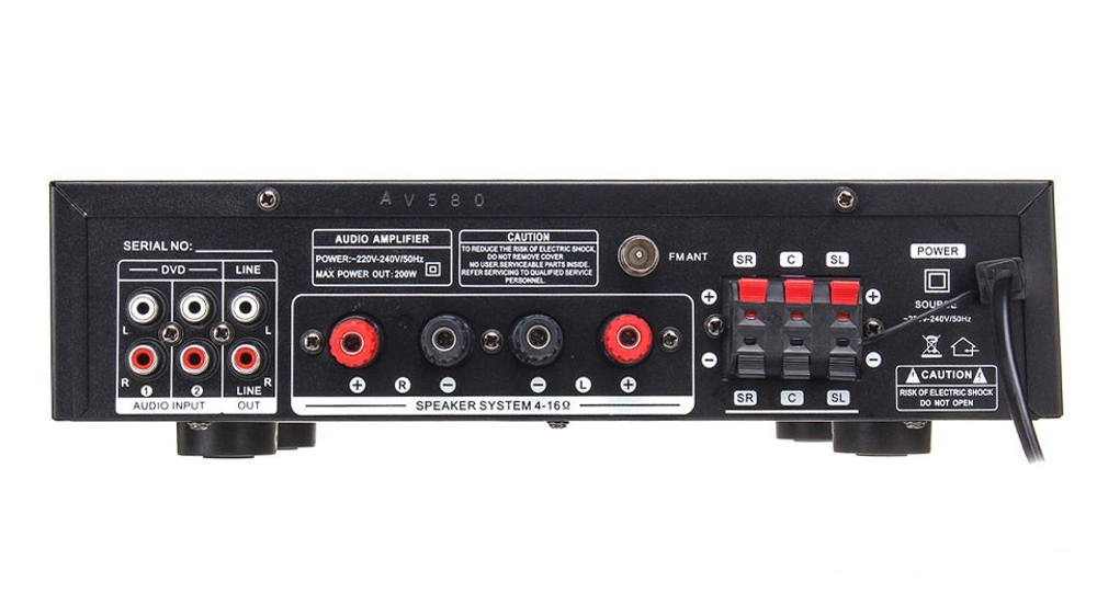 Усилитель Sunbuck AV-580USB/BT-Black