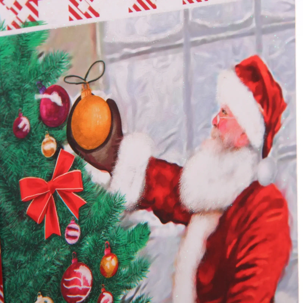 Пакет под бутылку «Сказка о зиме» 11*38*11 см, микс