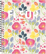 Тетрадь общая 48 листов на металлическом гребне "FLEUR"