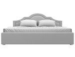 Кровать интерьерная Афина 200, Белый, Экокожа, 108339