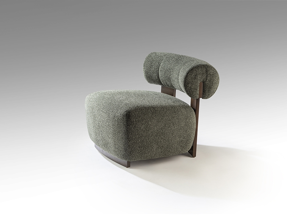 Topaz Кресло орех/зеленый