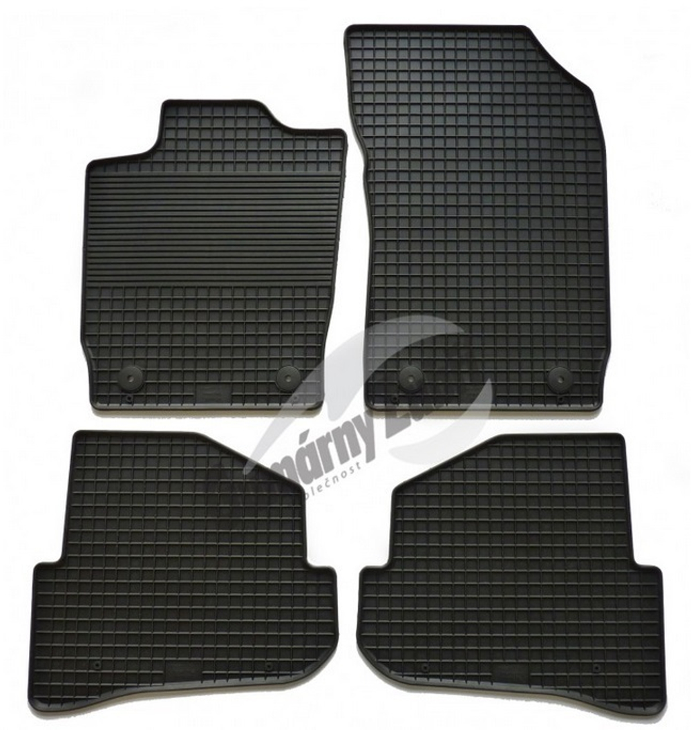 Коврики салона Gumarny Zubri для Audi A1 2010- черные. Артикул ST 32-00339