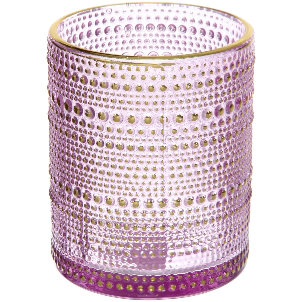 Подсвечник «Хрустальный блеск» 10*12,5 см, Лаванда