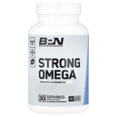BPN, Strong Omega, 60 капсул (1290 мг в каждой капсуле)